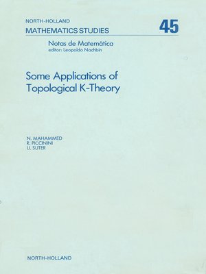 cover image of Some Applications of Topological K-Theory